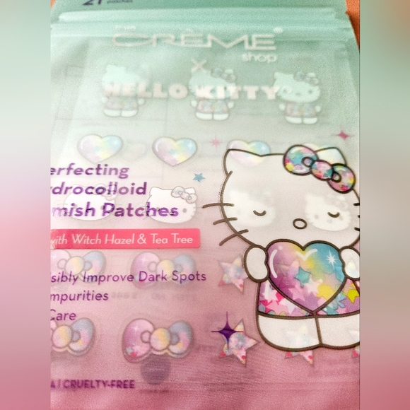 NWT THE CREME × HELLO KITTY PERFECTING HYDROCOLLOID BLEMISH PATCHES 21-pk! - Picture 5 of 5